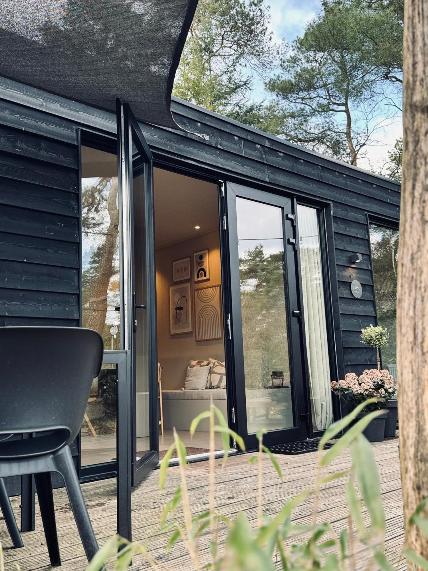 Luxe Tiny House Stec Midden Op De Veluwe In Nunspeet Villa Ngoại thất bức ảnh