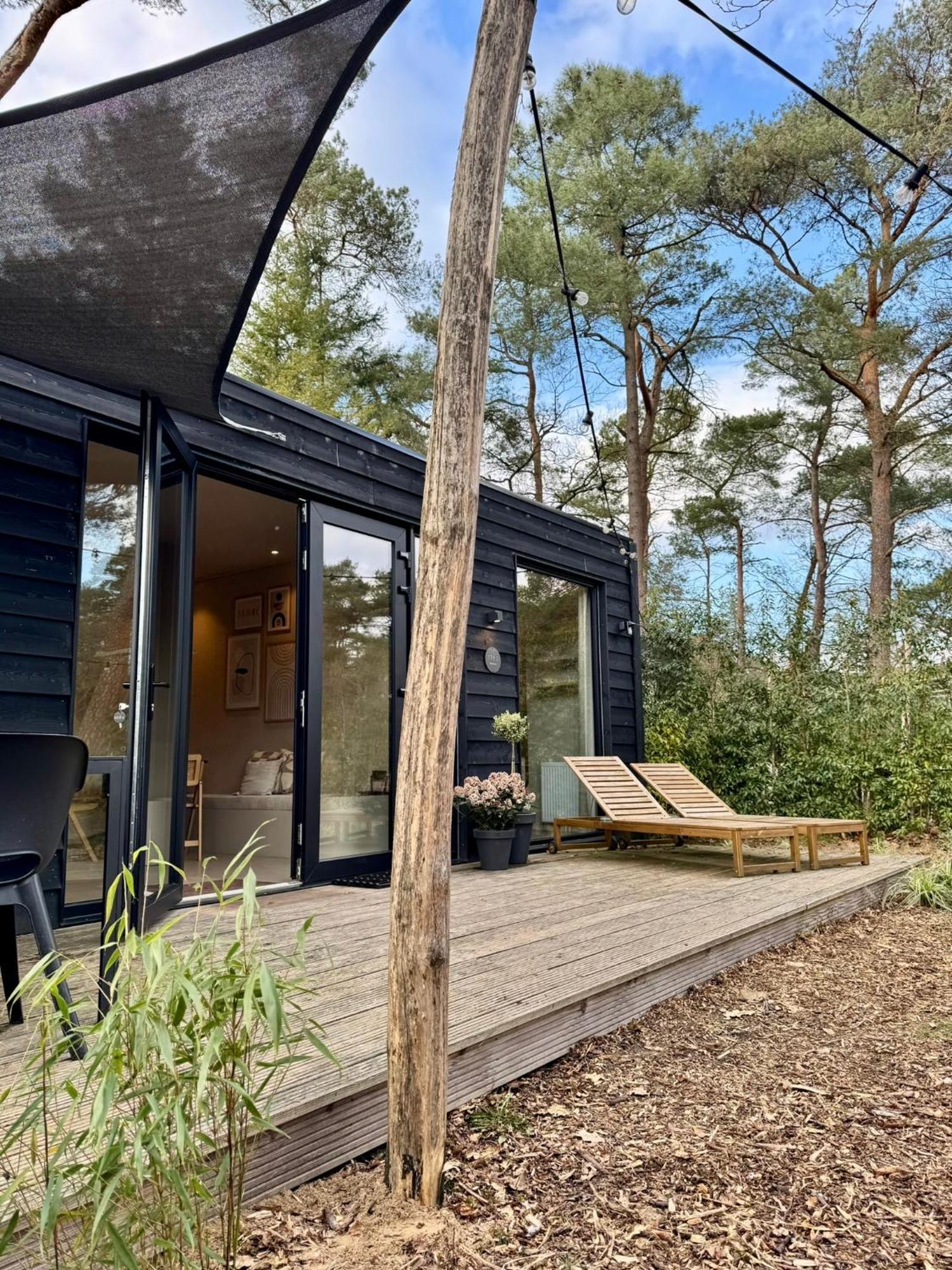 Luxe Tiny House Stec Midden Op De Veluwe In Nunspeet Villa Ngoại thất bức ảnh